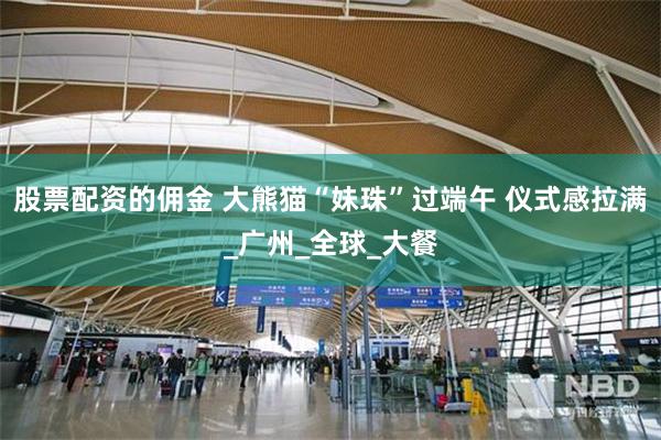 股票配资的佣金 大熊猫“妹珠”过端午 仪式感拉满_广州_全球_大餐