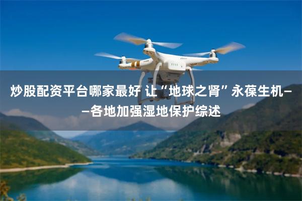 炒股配资平台哪家最好 让“地球之肾”永葆生机——各地加强湿地保护综述