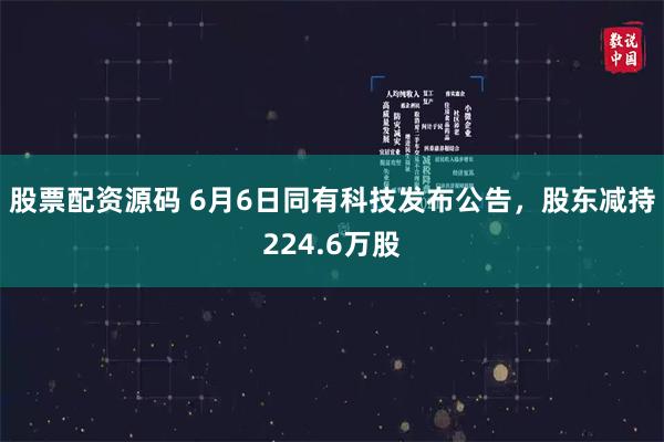 股票配资源码 6月6日同有科技发布公告，股东减持224.6万股