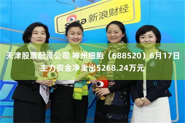 天津股票配资公司 神州细胞（688520）6月17日主力资金净卖出5268.24万元