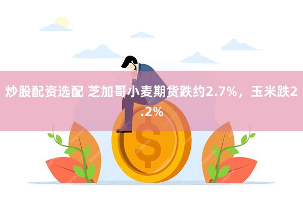 炒股配资选配 芝加哥小麦期货跌约2.7%，玉米跌2.2%