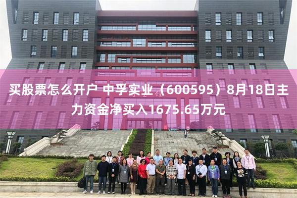 买股票怎么开户 中孚实业(600595)8月18日主力资金净买入1675.65万元