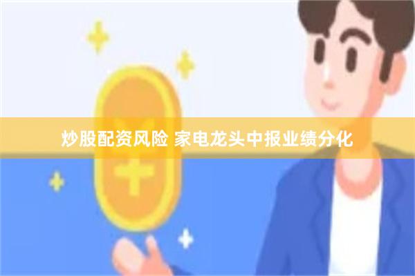 炒股配资风险 家电龙头中报业绩分化