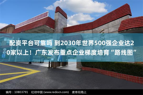 配资平台可靠吗 到2030年世界500强企业达20家以上！广东发布重点企业梯度培育“路线图”