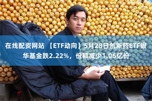 在线配资网站 【ETF动向】5月28日创新药ETF银华基金跌2.22%，份额减少1.06亿份