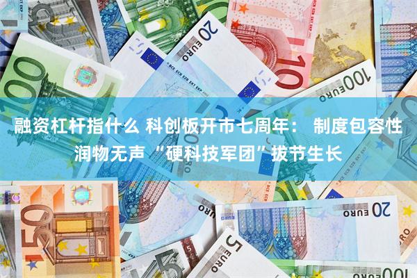 融资杠杆指什么 科创板开市七周年： 制度包容性润物无声 “硬科技军团”拔节生长