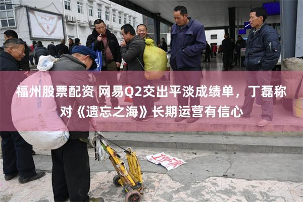 福州股票配资 网易Q2交出平淡成绩单，丁磊称对《遗忘之海》长期运营有信心