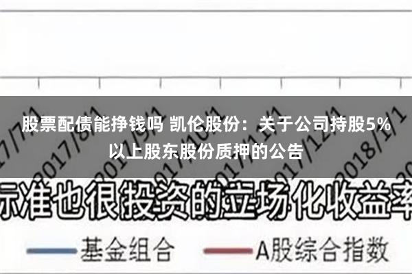 股票配债能挣钱吗 凯伦股份:关于公司持股5%以上股东股份质押的公告